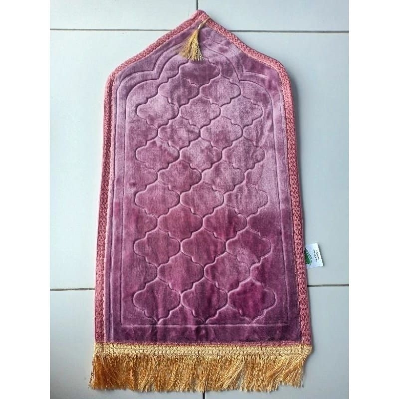 Sajadah mini kubah polos anti slip,sajadah anak ukuran 35×60 cm