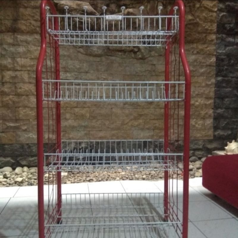 Jual RAK PIRING MASTER 4 SUSUN RAK PIRING BESI 4 SUSUN MASTER | Shopee ...