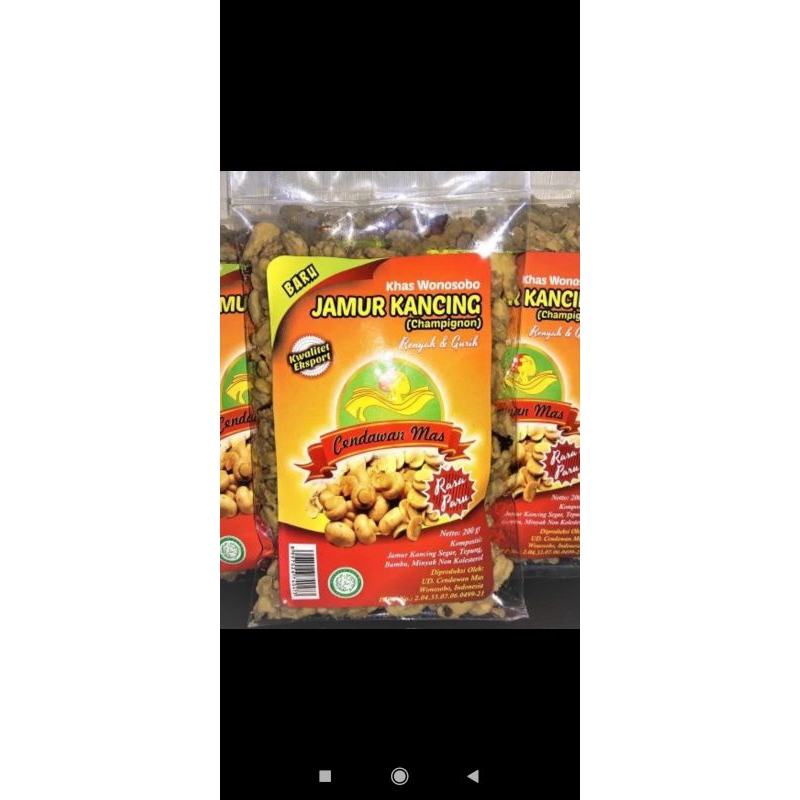 Jual Kripik Jamur Kancing Khas Wonosobo Agripina 150g Shopee Indonesia