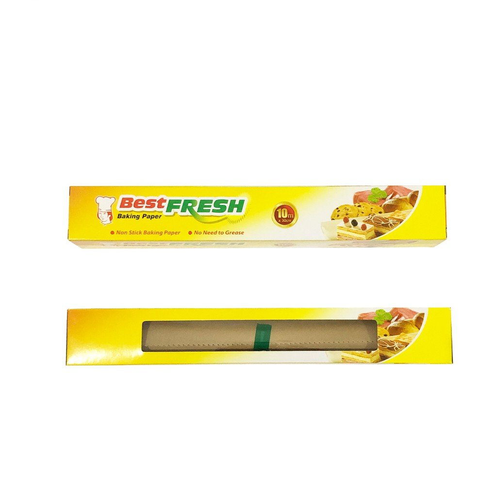 Jual BEST FRESH KERTAS ROTI/BAKING PAPER ROLL 30CMx10MTR PUTIH | Shopee ...