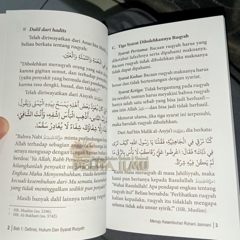 Jual Buku Menuju Kesembuhan Rohani Jasmani - Terjemah Kitab Rihlah Asy ...