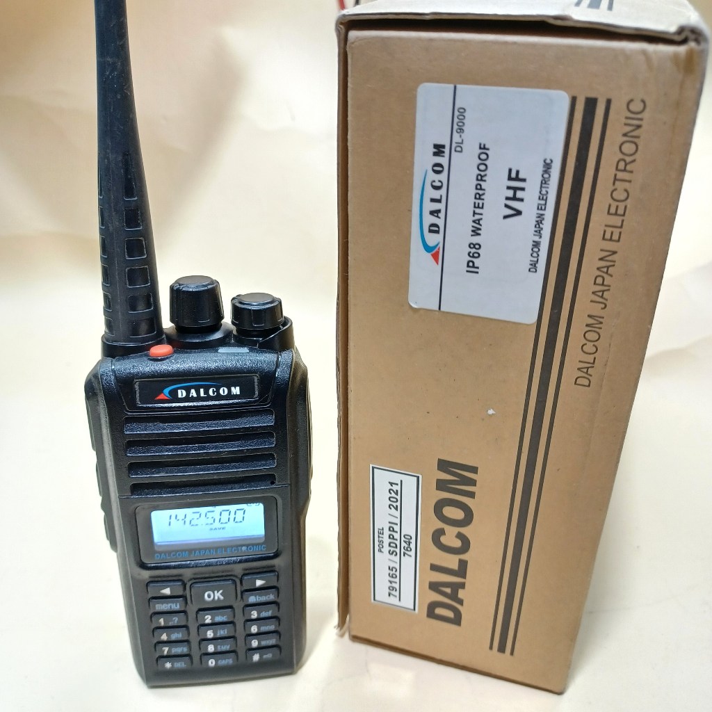 Jual HT DALCOM JAPAN DL-9000 SINGEL BAND WATERPROOF IP68 SECOND KOMPLIT ...