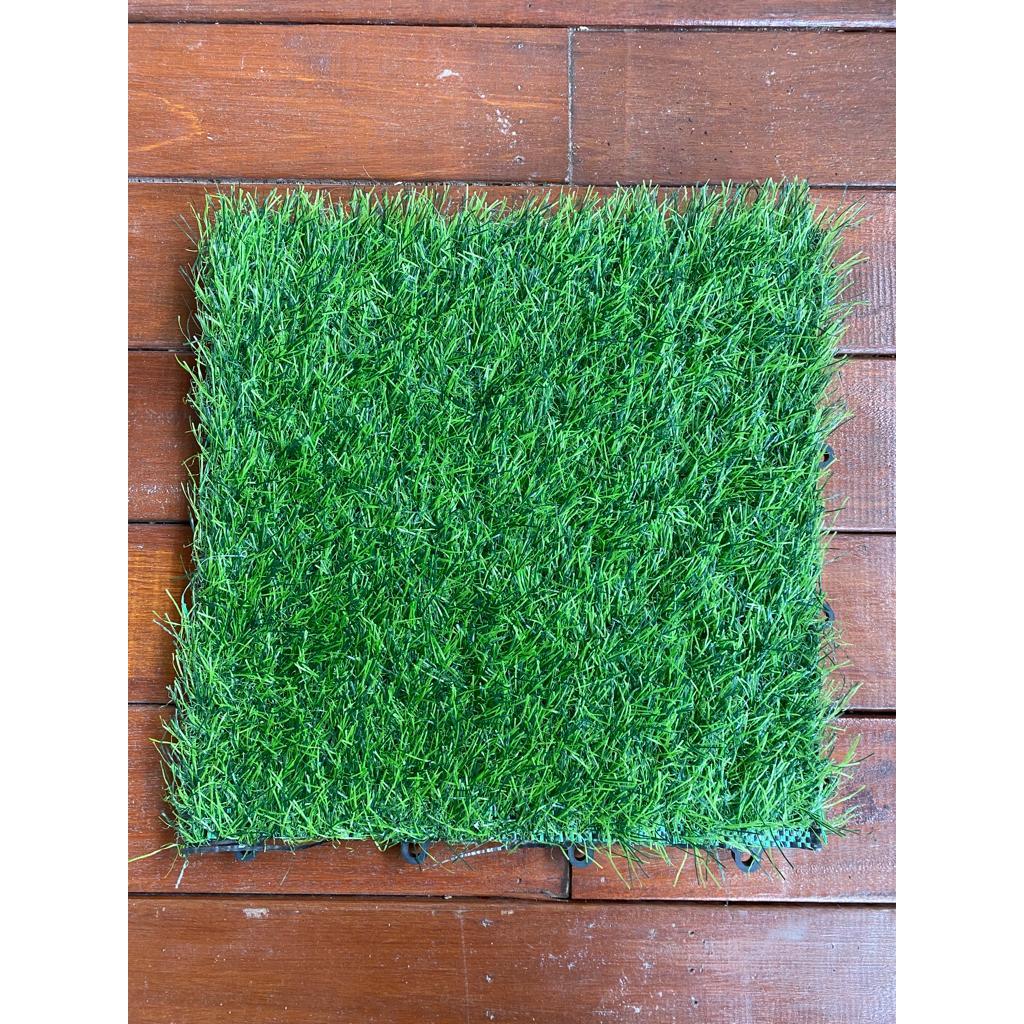 Jual Rumput sintetis bongkar pasang - decking tile rumput | Shopee ...