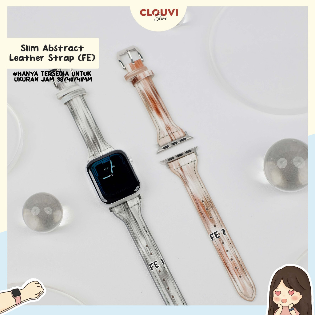 Jual Slim Abstract Leather Strap (FE) | Shopee Indonesia