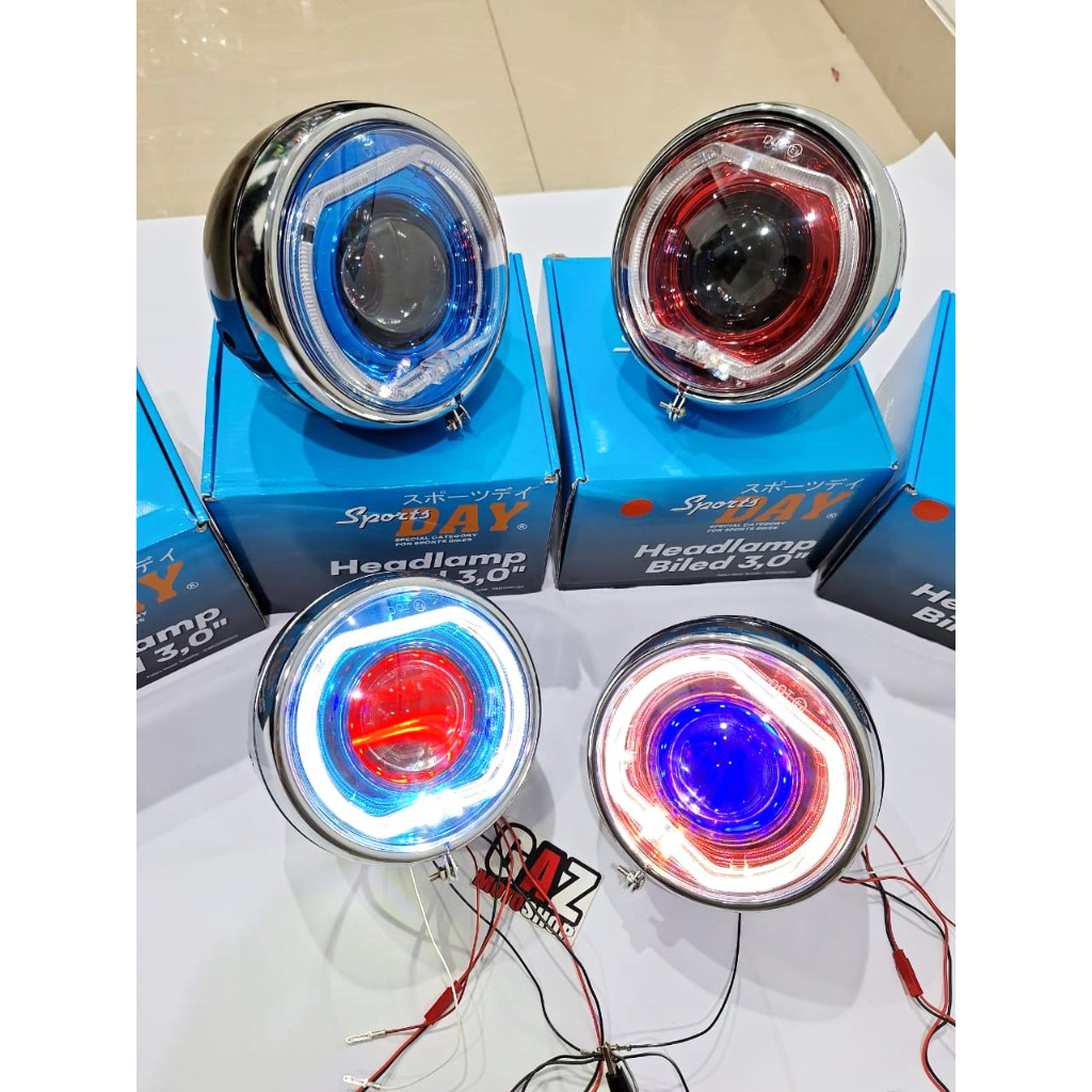 Jual LAMPU DEPAN BILED CB 125 SET BATOK CB125 Reflektor CB GL TIGER MP ...
