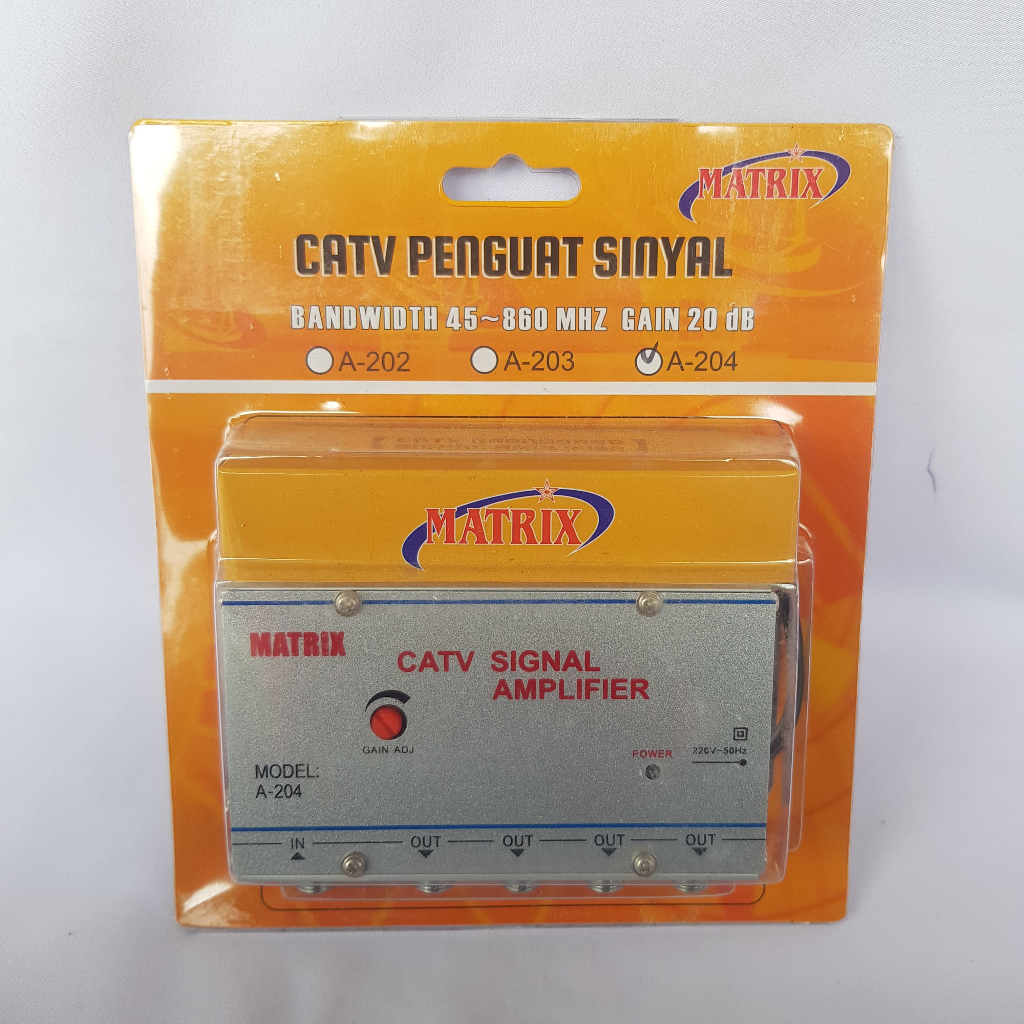 Jual CATV MATRIX/CA TV MATRIX/ BOOSTER MATRIX/ BOOSTER TV DIGITAL ...