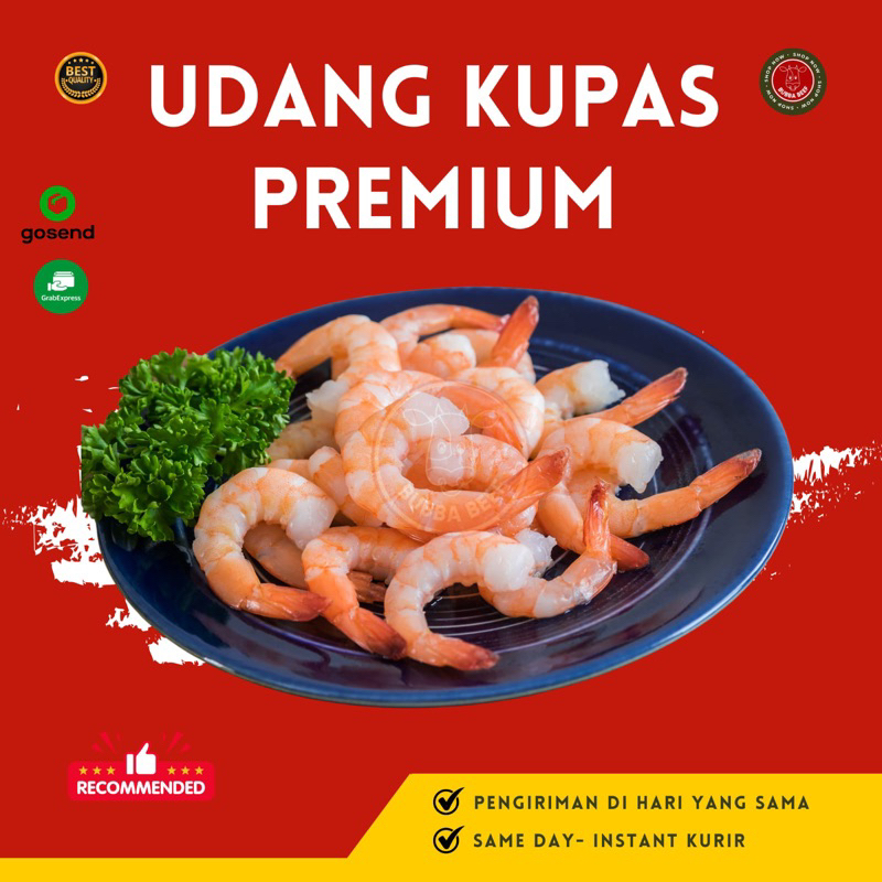 Jual Udang Kupas Premium 500gr Udang Frozen Seafood Premium Udang