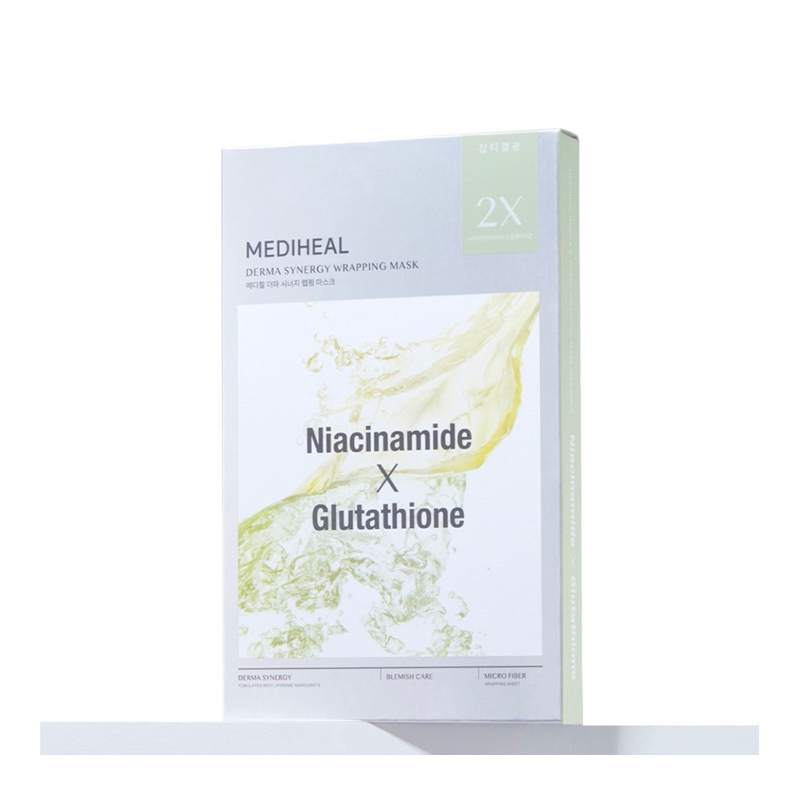 mediheal niacinamide and glutathione READY STOCK! MEDIHEAL Niacinamide x Glutathione Sheet Mask