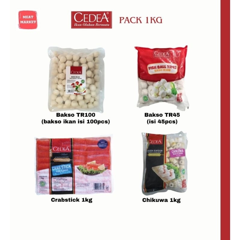 Jual Cedea 1kg Chikuwa Bakso Ikan Crabstik Shopee Indonesia