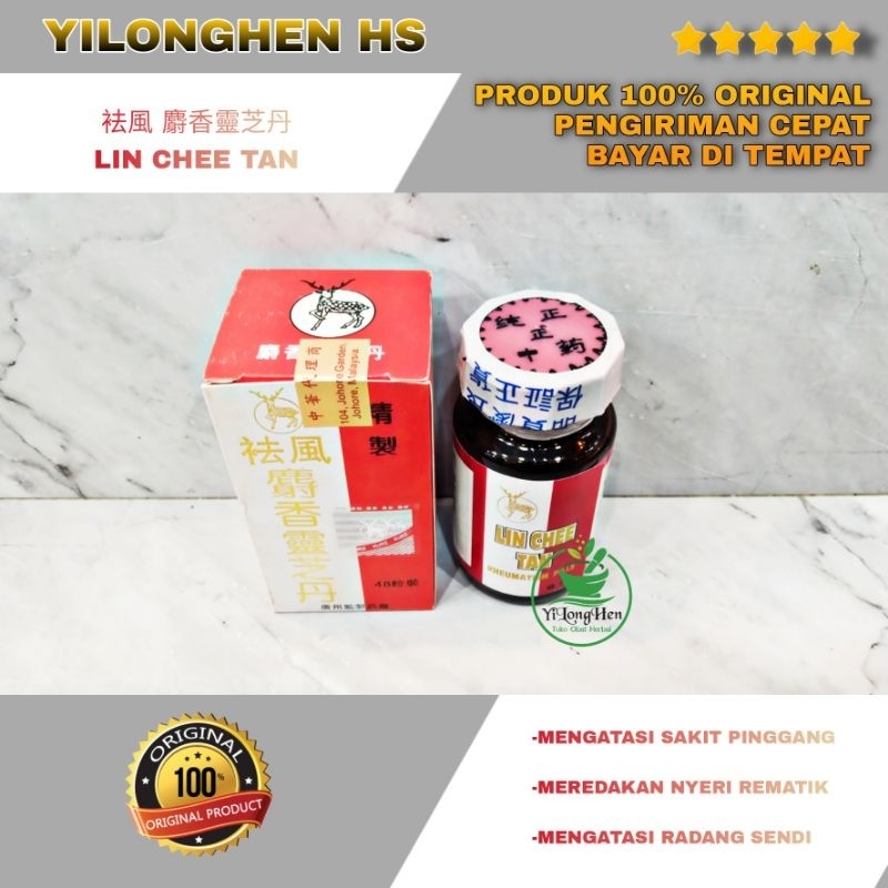 Jual Lin Chee Tan Rheumatism Pills Cap Rusa Obat Rematik Asam Urat ...