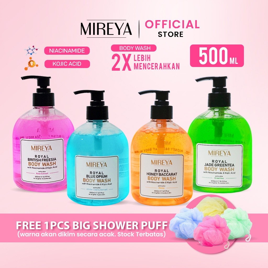 Jual [500ML BASMI JERAWAT BADAN] Mireya Royal Body Wash with