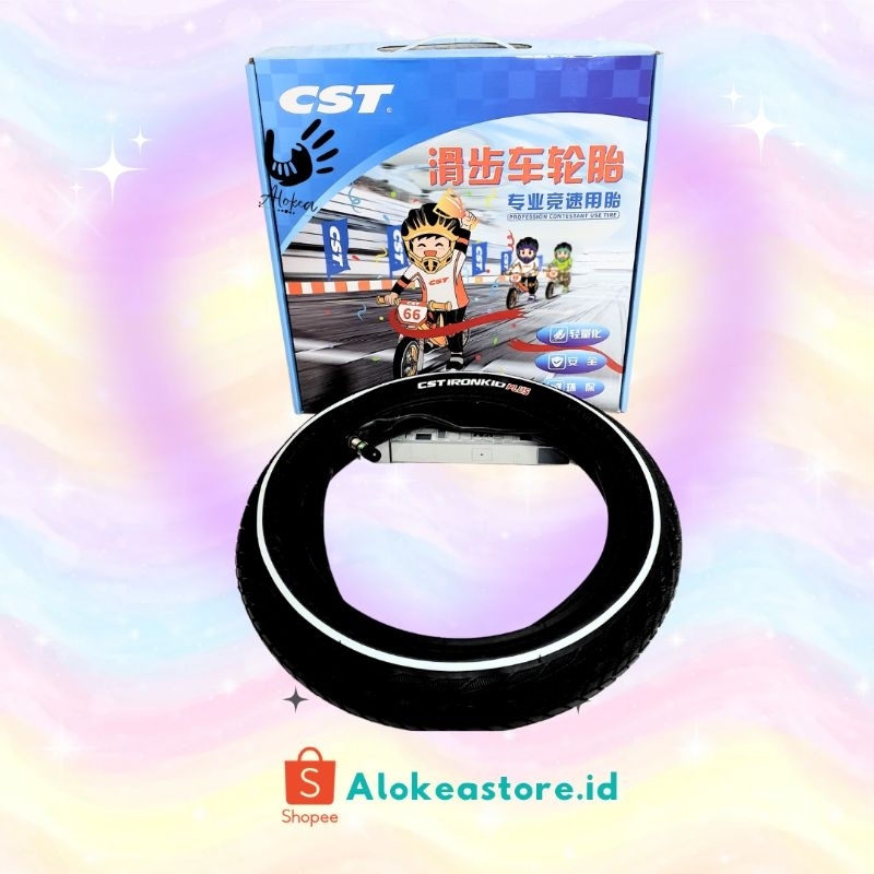 Jual Ban CST Ironkid Plus Pushbike / Balancebike 12 x 1,75 Lipat Kevlar