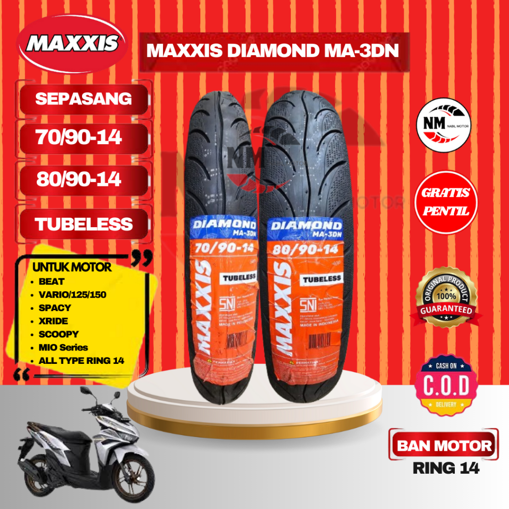 Jual Paket Ban Maxxis Diamond Dan Ring Free Pentil Shopee Indonesia