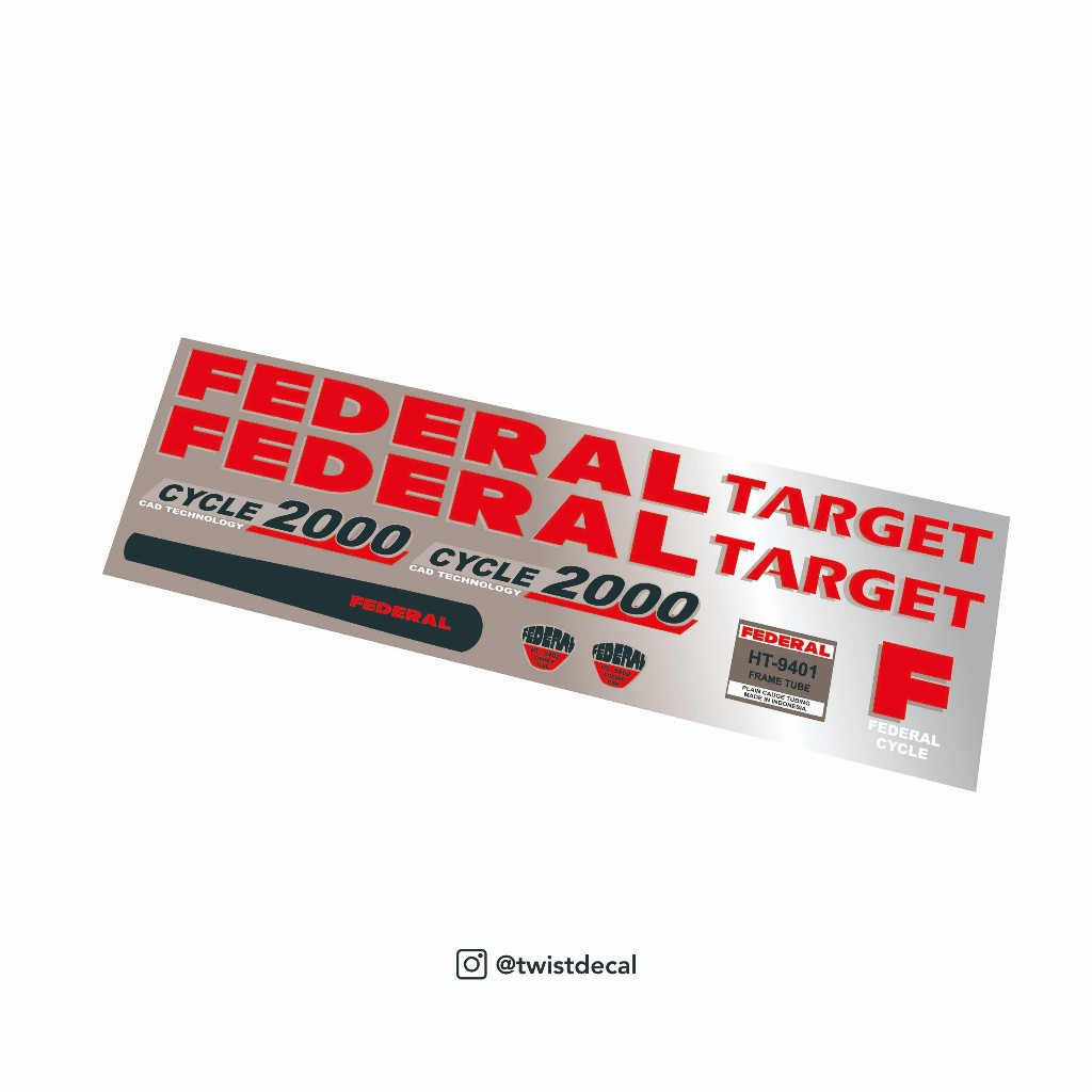 Jual Federal Target Decal | Shopee Indonesia