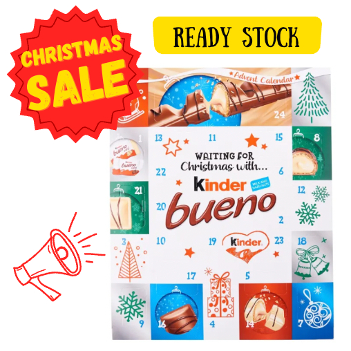 Jual Kinder Bueno Chocolate Advent Calendar / COKELAT NATAL BUENO