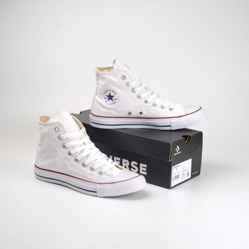 Jual Sepatu Converse Ct All Star Hi Optical White Shopee Indonesia