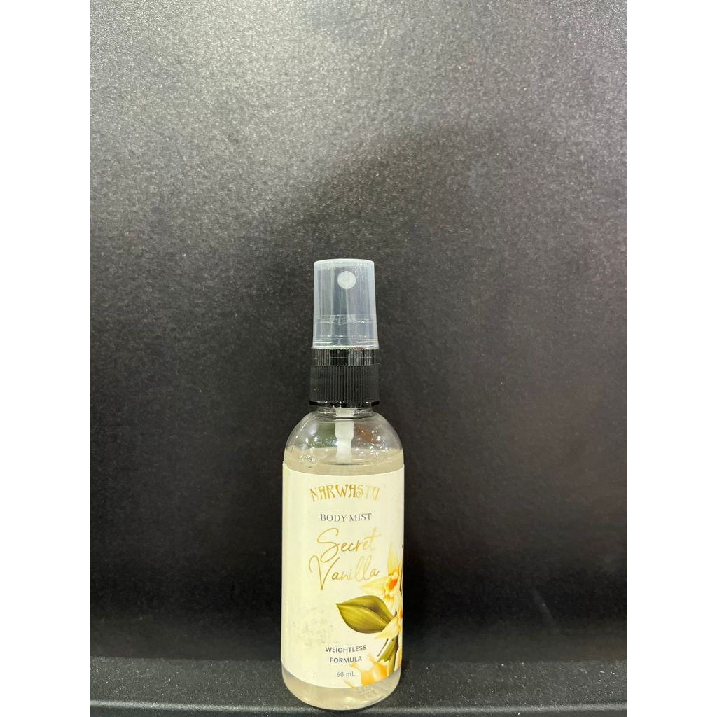 Jual Narwastu Body Mist Secret Vanilla 60 ml (NEW FORMULA) | Shopee ...