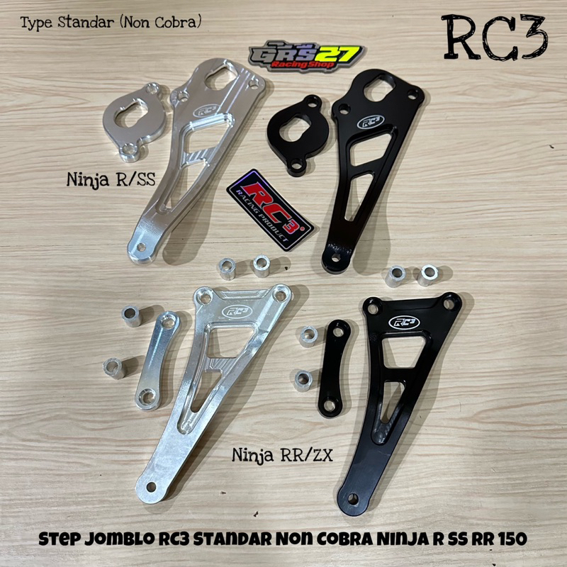 Jual FOOTSTEP STEP JOMBLO RC3 TYPE KNALPOT STANDAR NON COBRA NINJA R SS ...