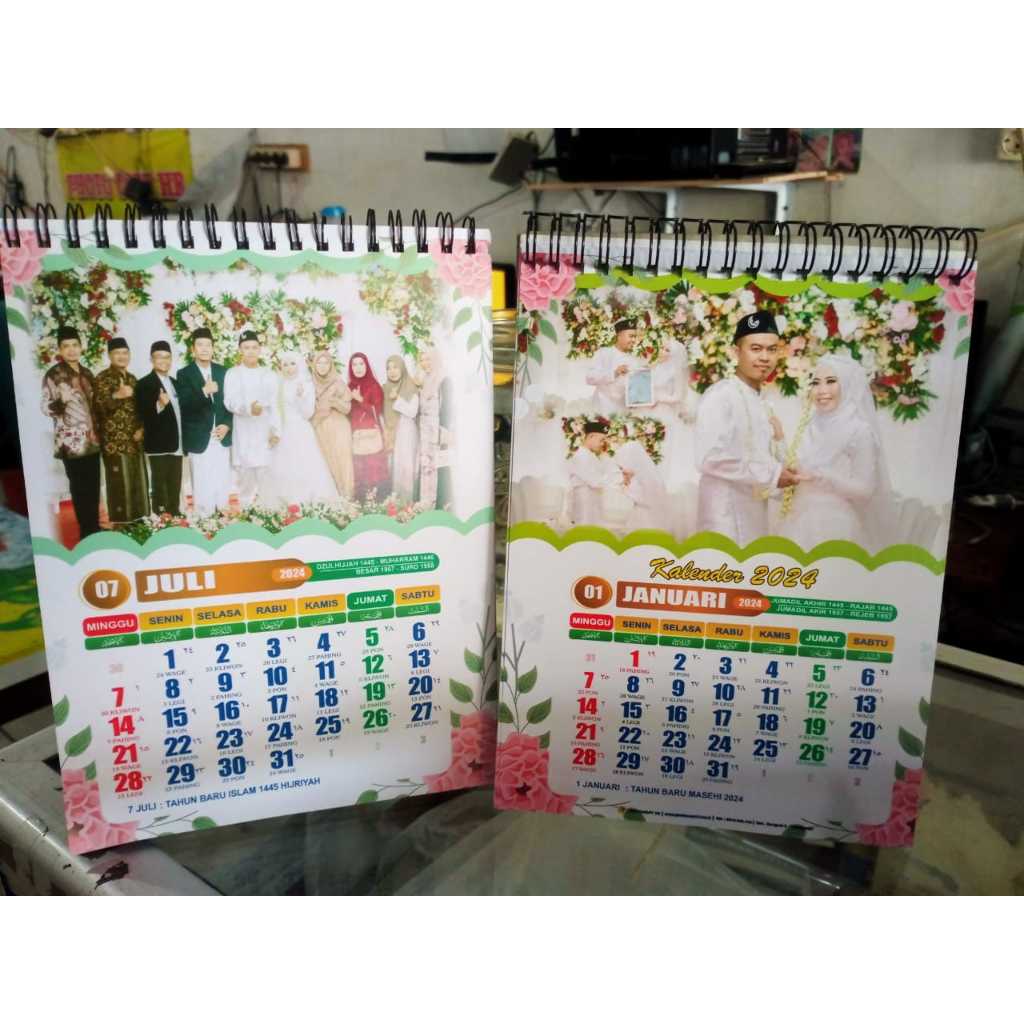 Jual kalender meja / kalender duduk custom | Shopee Indonesia