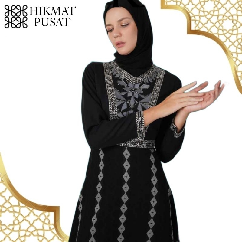 Jual HIKMAT ABAYA A1677 NEW ARRIVAL TERBARUu | Shopee Indonesia