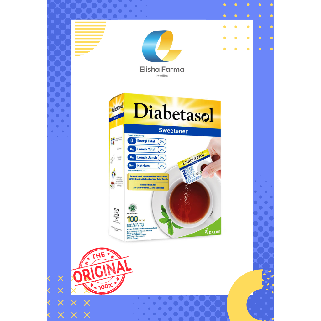 Jual Diabetasol Sweetener Box25 Diabetasol Pemanis Buatan Pengganti Gula Saripati Jagung Untuk 9551