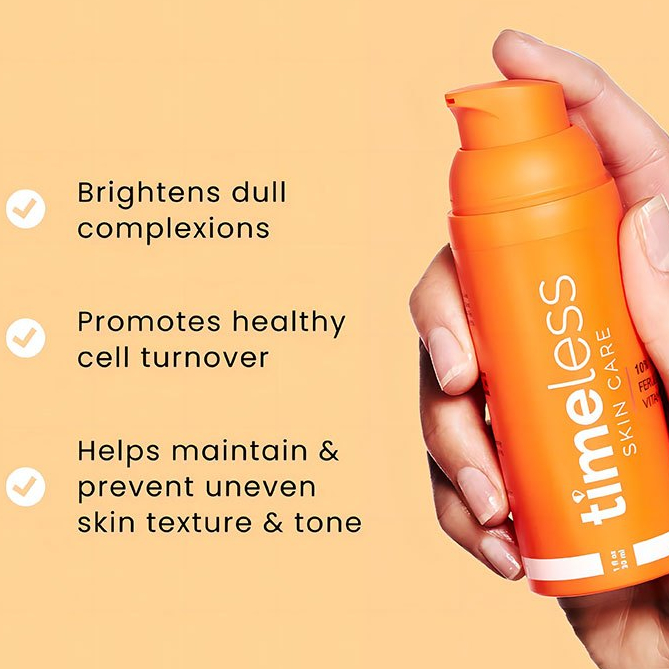 Jual Timeless Eternal Vitamin C Serum 20% Cef 30ml / Anti-Aging ...