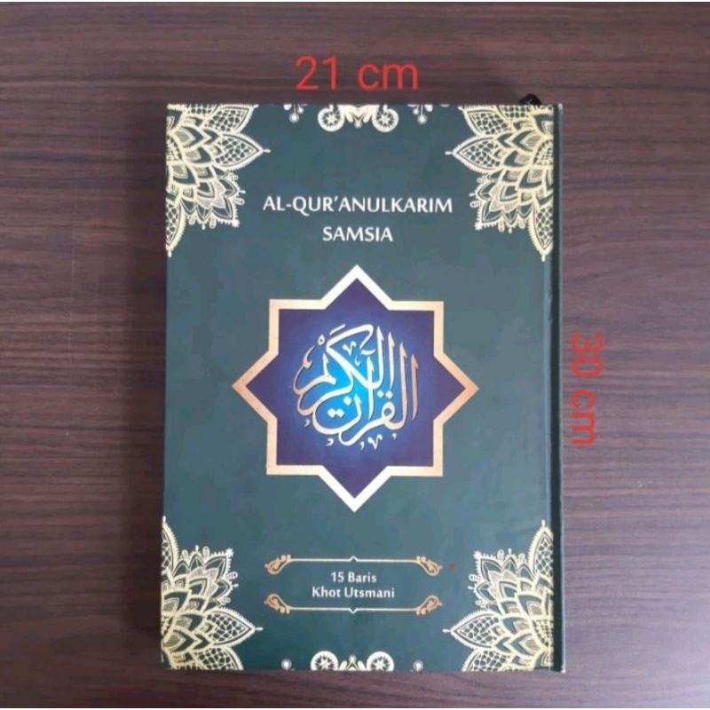 Jual Al Quran Samsia Ukuran Super Besar A4 Khat Utsmani 15 Baris Nur