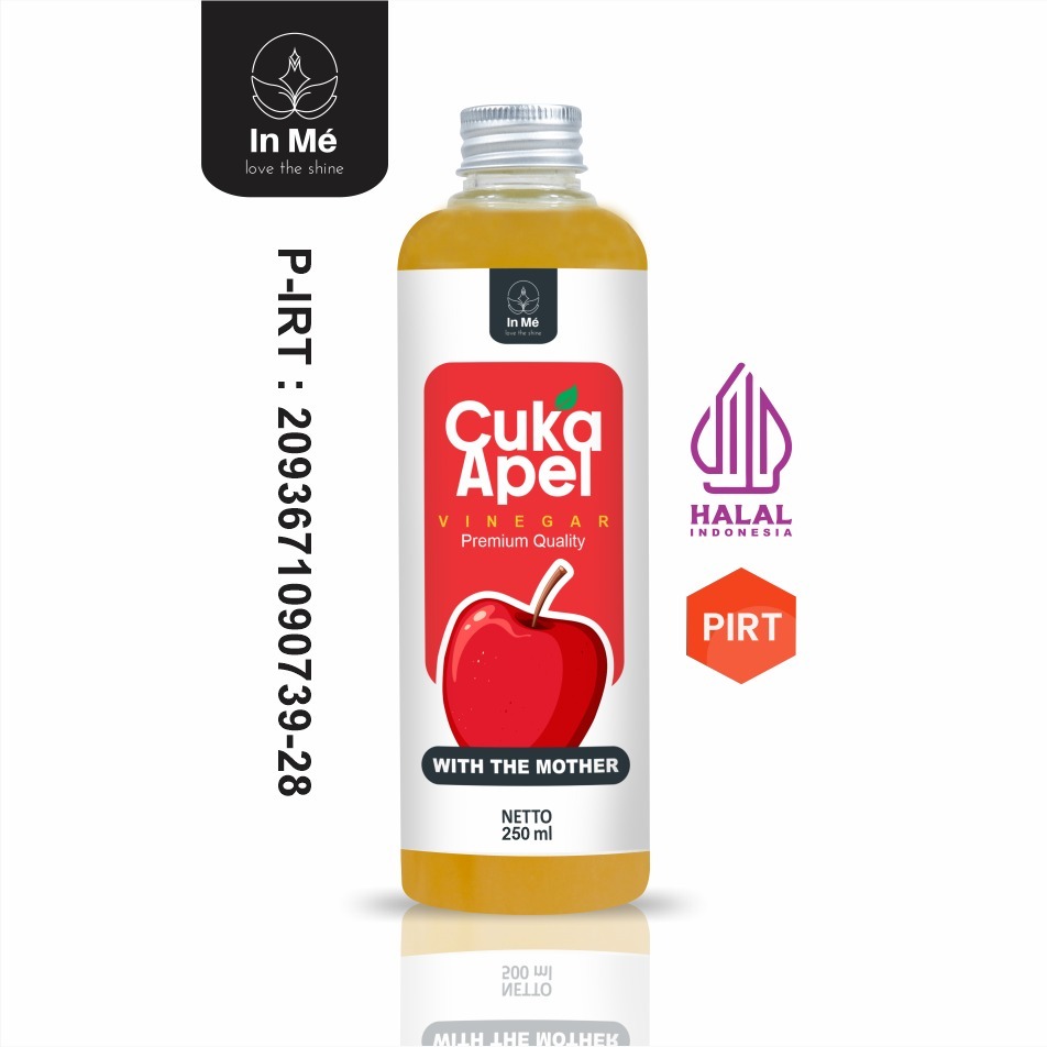Jual Cuka Apel Organik vinega original InMe 250 ml apple cider