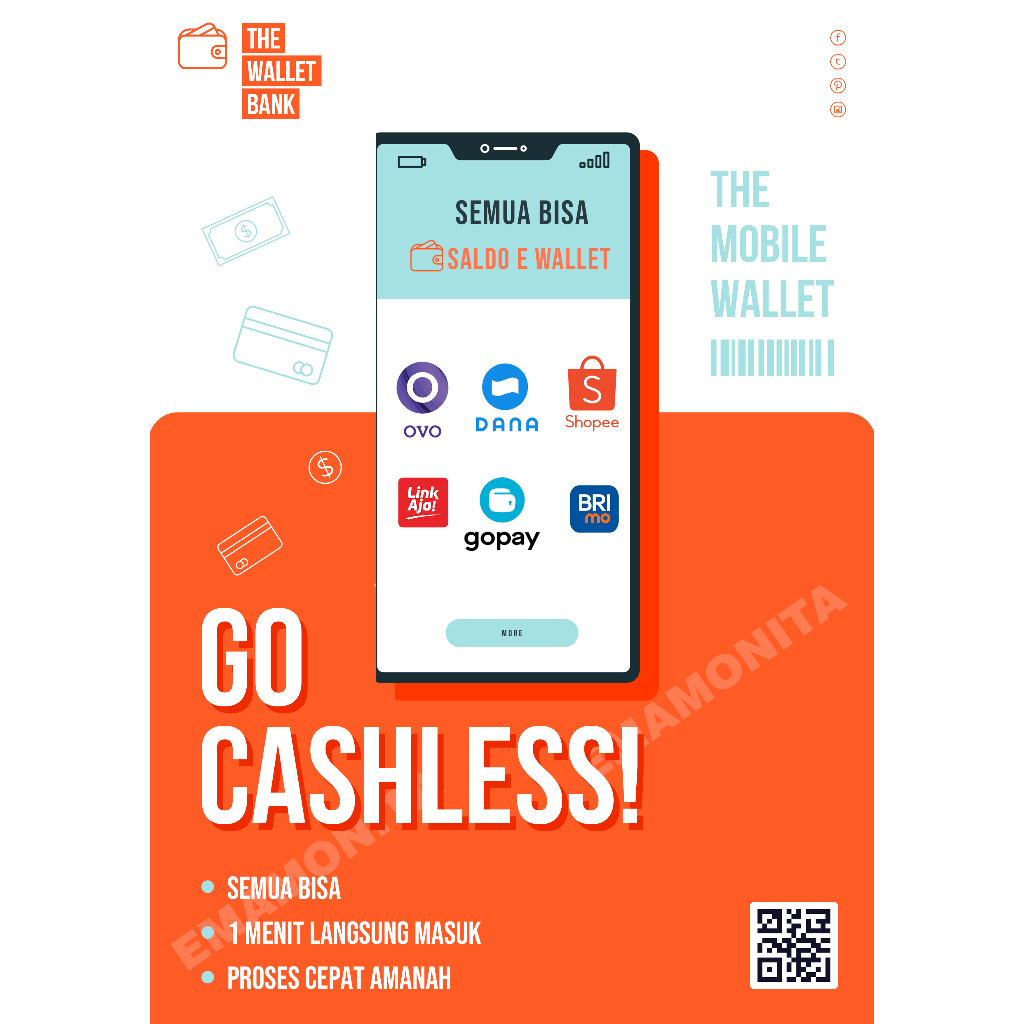 Jual Sticker Top Up Saldo E Wallet Semua Bisa Shopee Indonesia