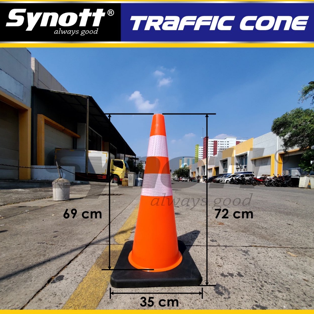 Jual Buru4n Beli Synott Safety Traffic Cone 70 Cm Kerucut Lalu Lintas 2 ...