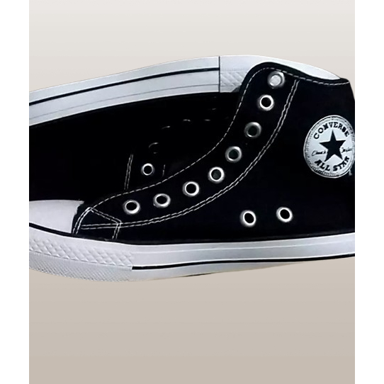 Sepatu Boots Canvas Sepatu Sekolah Hitam Tali Allstar Converse Murah  [COD] SD, SMP, SMA J_Project_Bdl