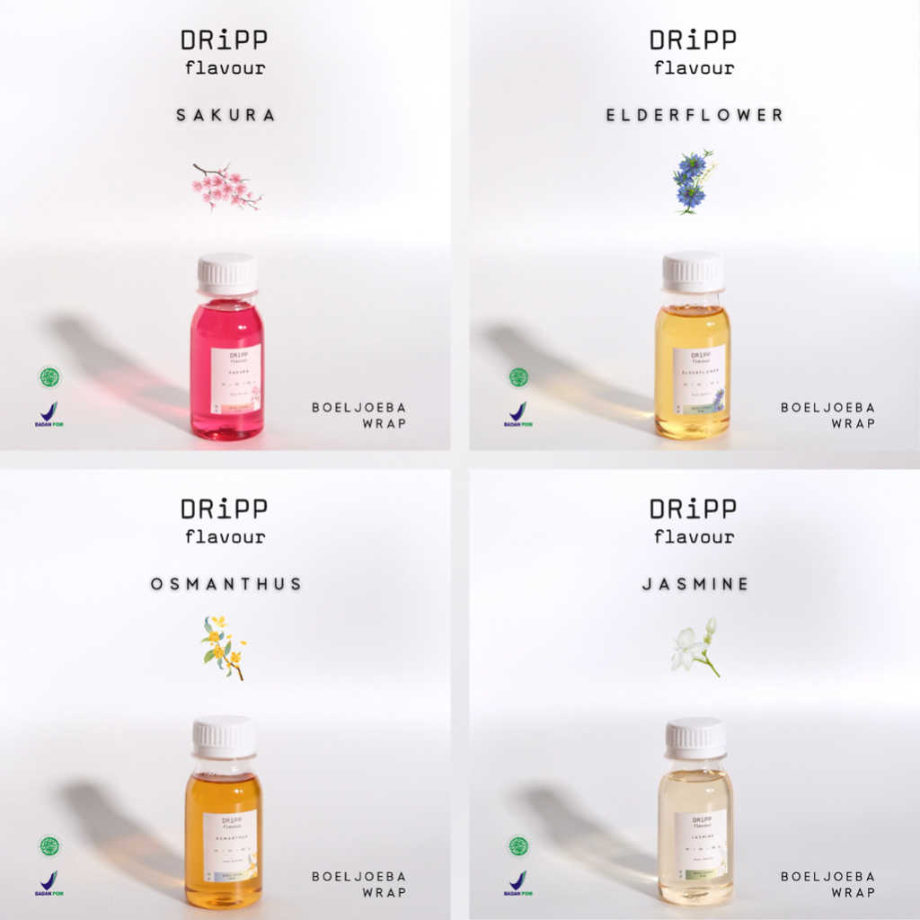 Jual DRiPP All Varian Floral Syrup Repack [30, 50, 100] g | Shopee ...