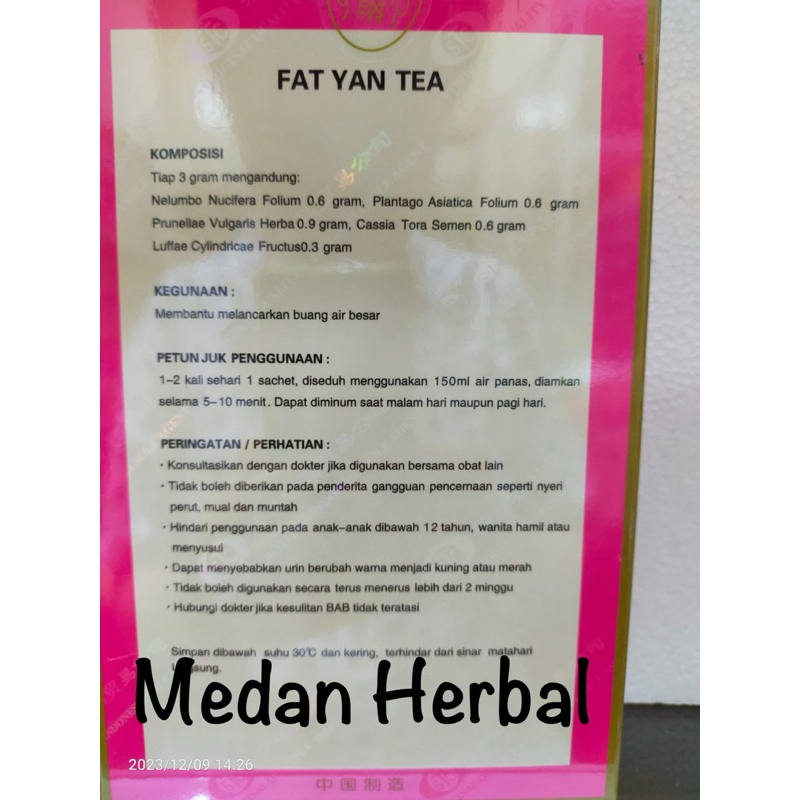 Jual Feiyan Health Tea (Fat Yan Tea) | Shopee Indonesia