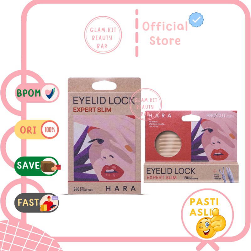 ORI Hara Eyelid Lock Expert Slim, Skot Mata 3M Eyelid Tape Transparan Berpori