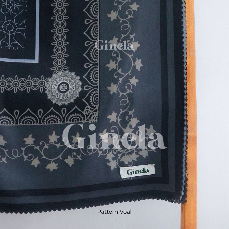 Jual Pattern Voal Ginela | Voal Motif | Hijab Motif dua sisi | Shopee ...