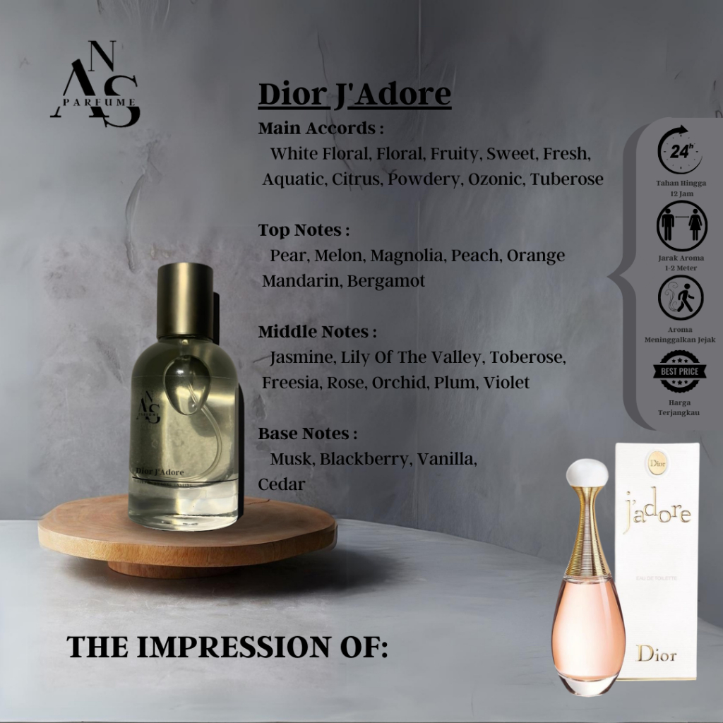 Jual A N S Parfume Dior J'Adore Wanita Eud De Parfum Long