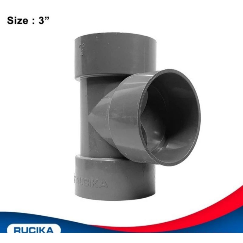Jual D RUCIKA SAMBUNGAN TEE 3 INCH / TEE RUCIKA 3 INCH | Shopee Indonesia