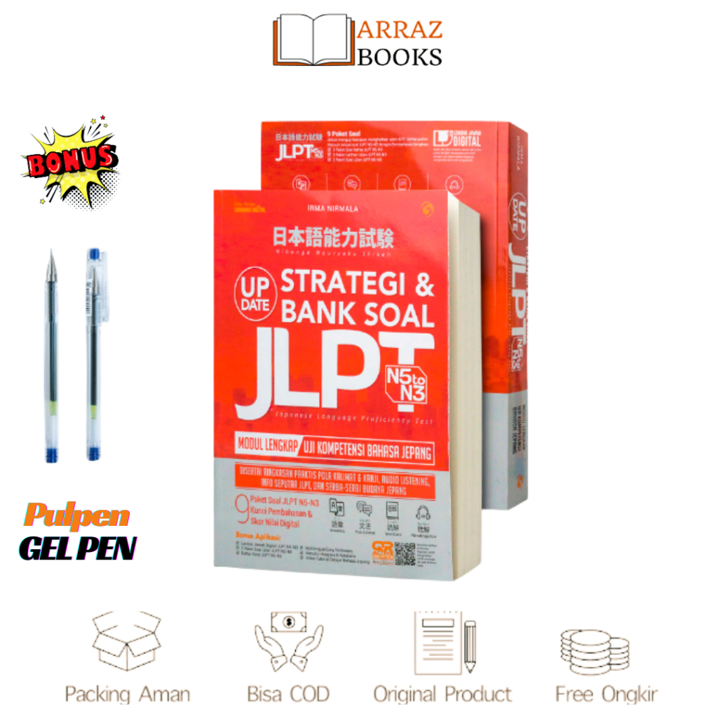 Jual BUKU BAHASA JEPANG UPDATE STRATEGI & BANK SOAL JLPT N5-N3 | Shopee ...