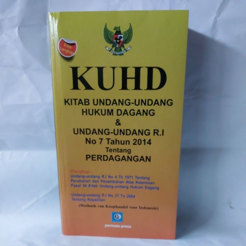 Jual Kitab Undang-undang Hukum Dagang(KUHD) | Shopee Indonesia