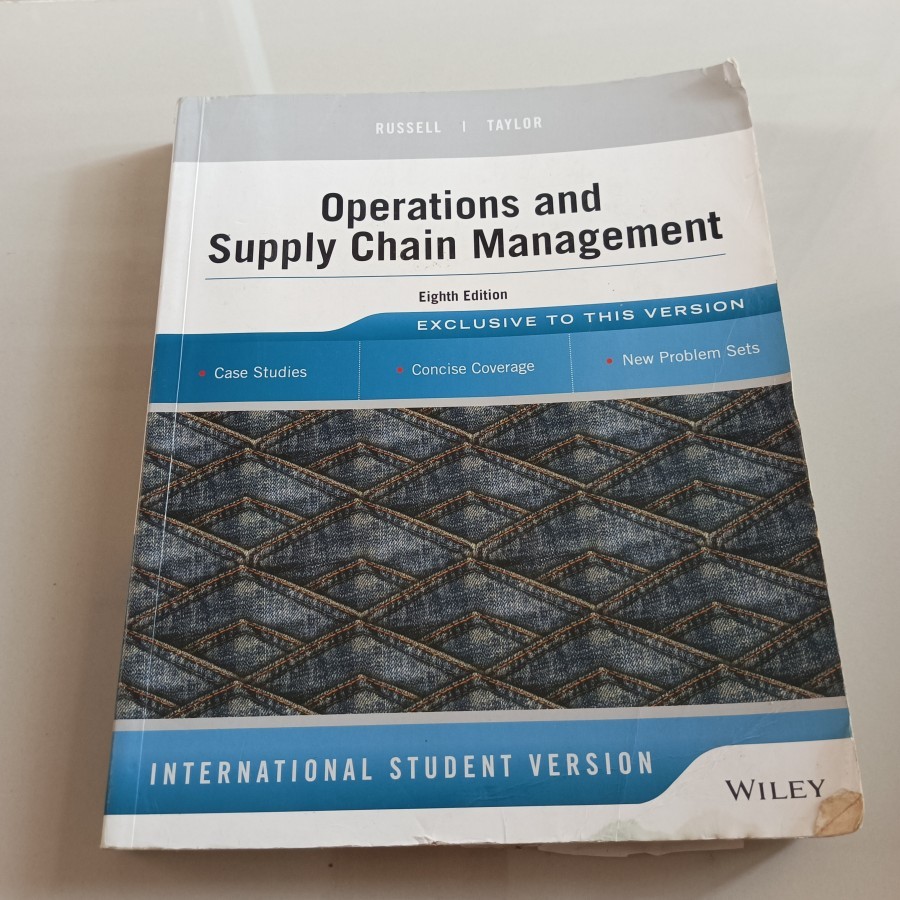 Jual Buku Operations & Supply Chain Management Eight Edition | Shopee ...