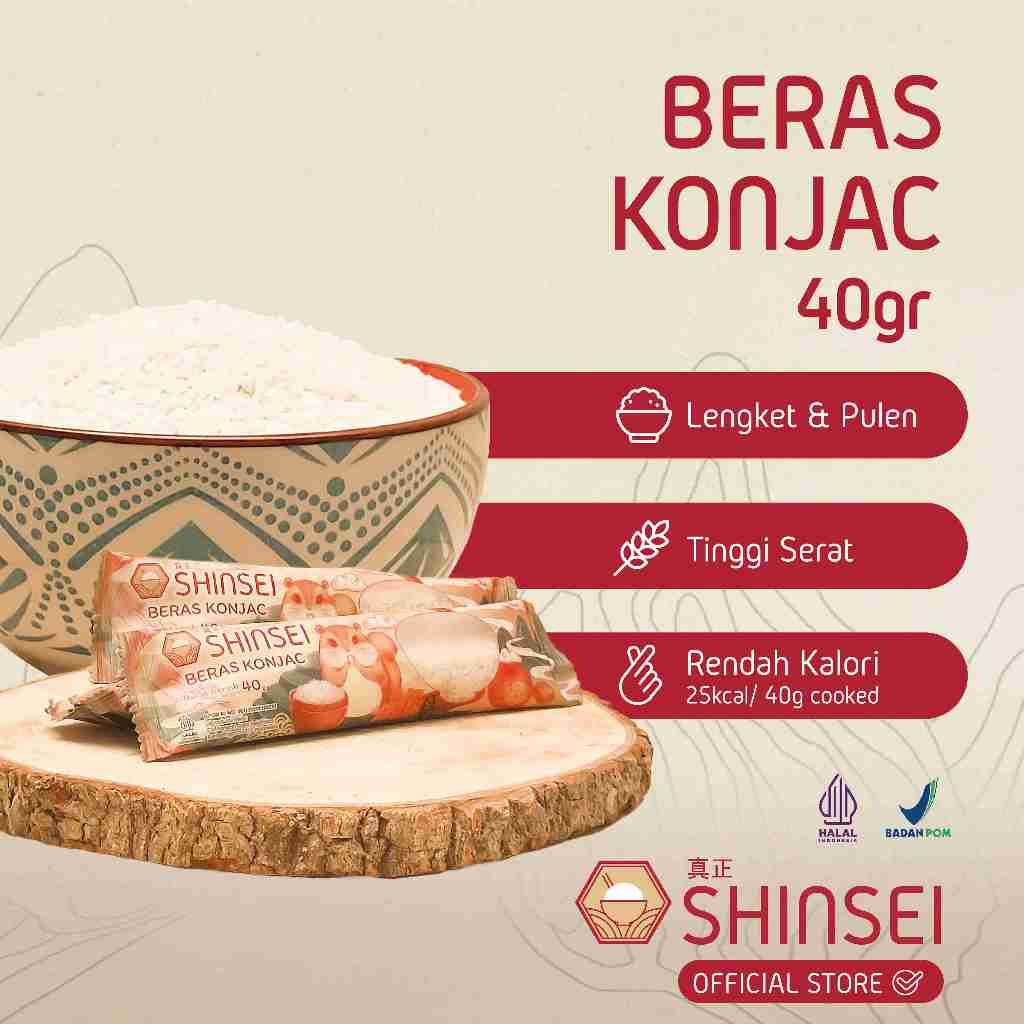 Jual Shinsei Konjac Rice - Sachet Isi 1 (Beras Porang Shirataki Rendah ...