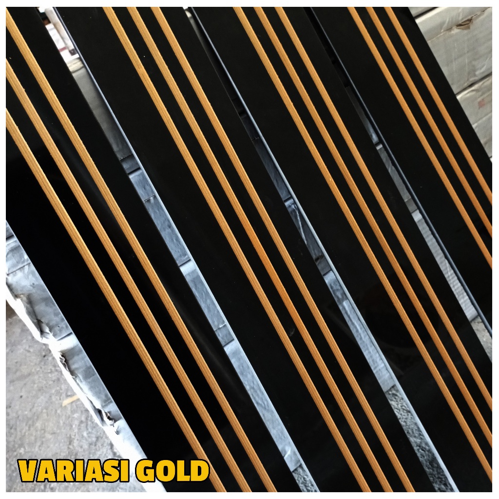 Jual Lis Plin Granit 10x60 Hitam Glossy Gold Silver List Plint Granite ...