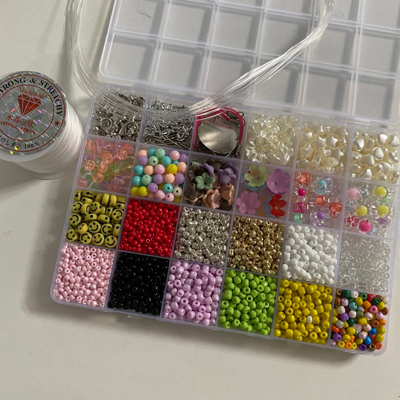 Jual Paket Crafting Meronce Manik-manik Cocok untuk Pemula | Shopee ...