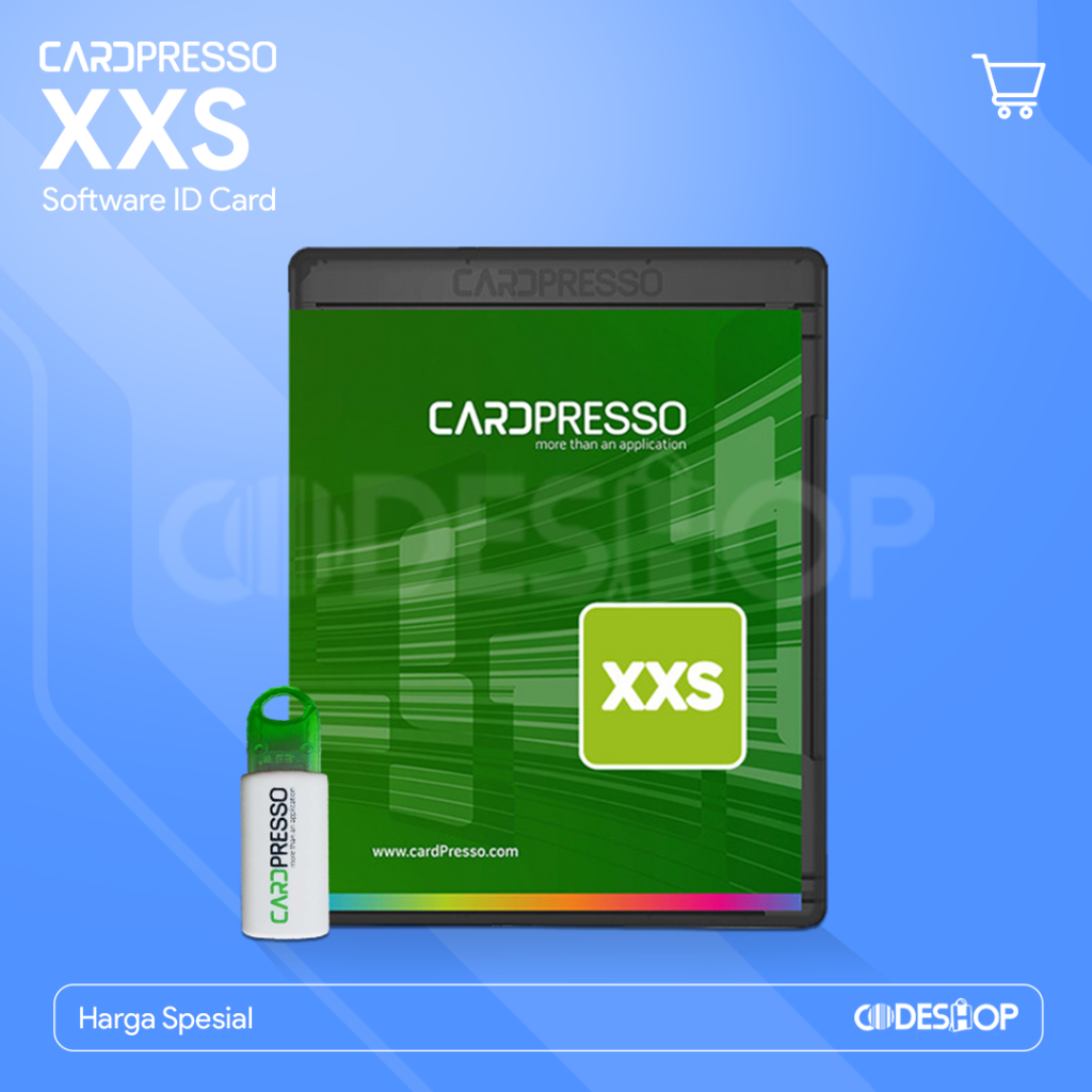 Jual CardPresso XXS ID Card Software Cetak Kartu Program Aplikasi