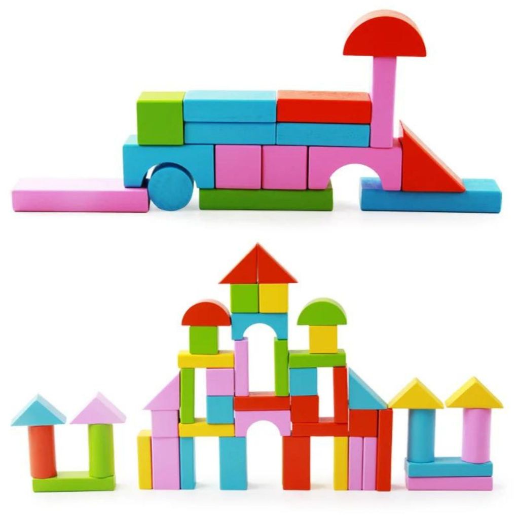 Jual SHT Building Blocks Huruf Dan Angka 50 Pcs Mainan Balok Susun ...