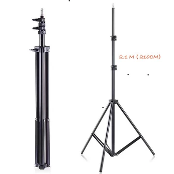 SMARTCOM Paket Lampu Ring Light RGB Tripod 2 1 Meter Phone Holder Ukuran 26cm 30cm 33cm 36cm