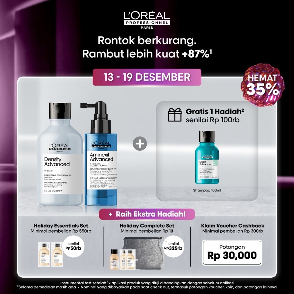 Jual Anti-Hair Fall Treatment Set Untuk Rambut Rontok by L'Oreal ...