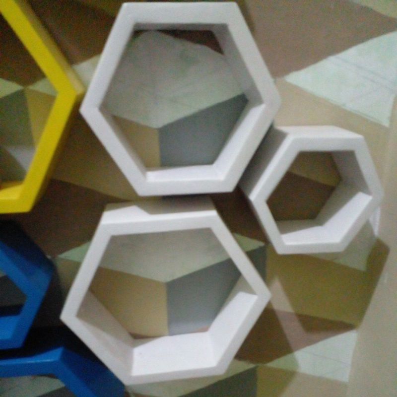 Jual RAK HEXAGONAL, 6 sisi, harga 1 PCS | Shopee Indonesia
