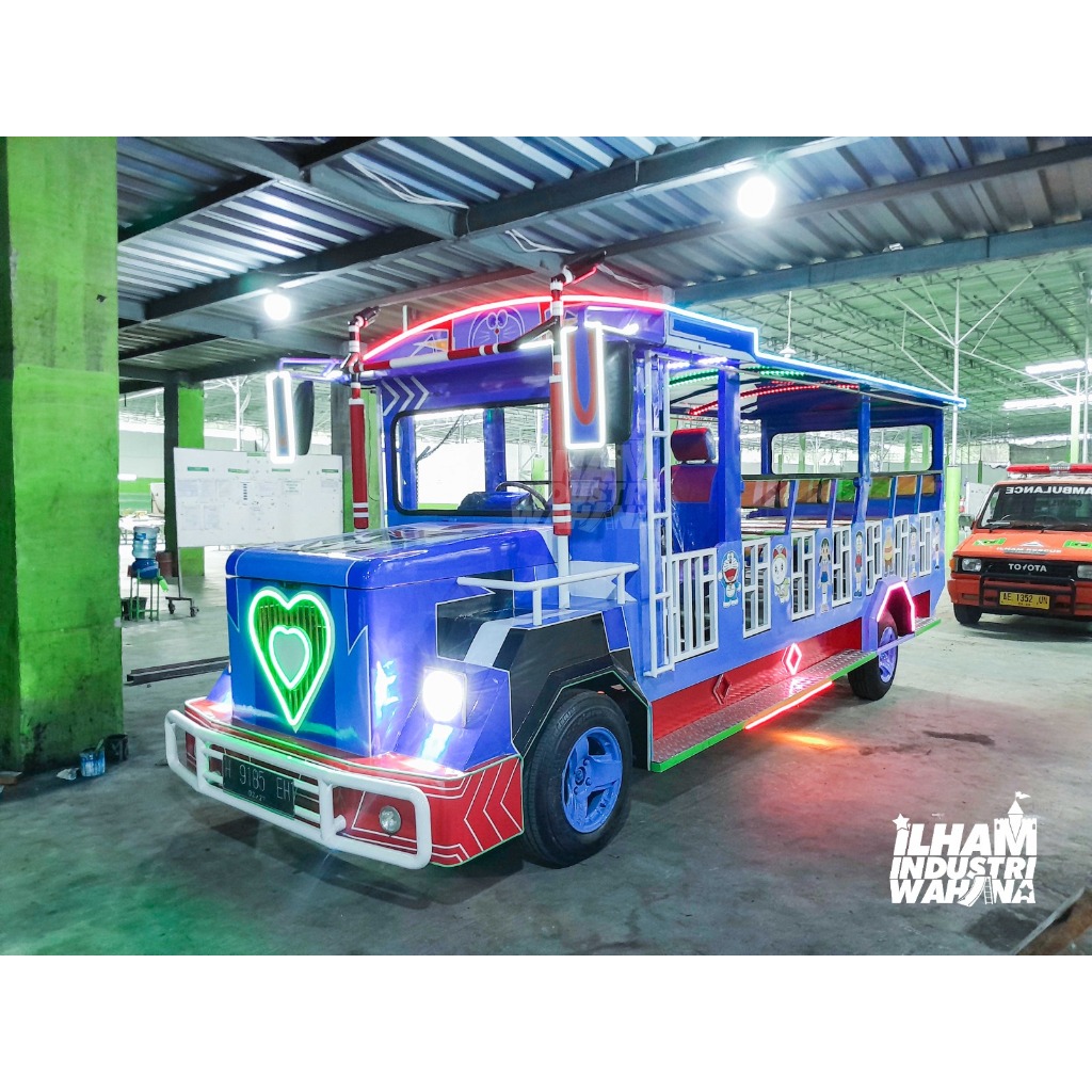 Jual Odong Odong Kereta Mini Wisata Mesin Mobil Panther 2.5 | Shopee ...