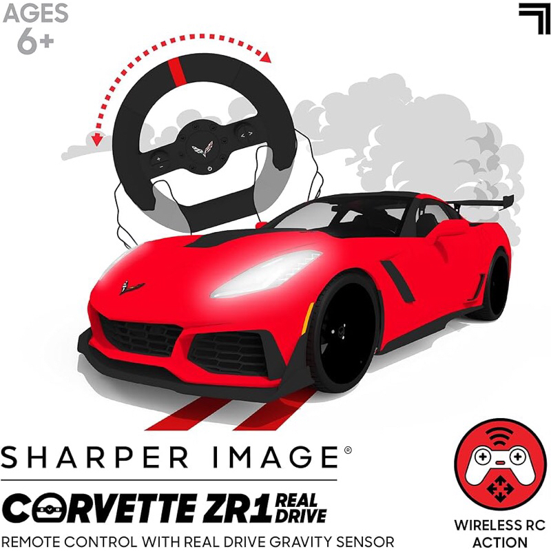 Jual Sharper Image RC Chevrolet Corvette ZR1, 2.4 GHZ Remote Control ...